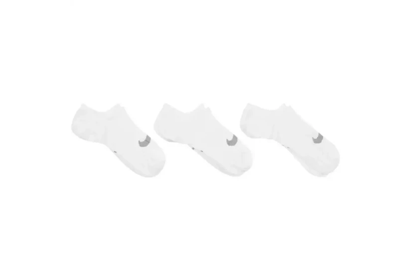 Nike Everyday Plus Lightweight Unisex Καλτσάκια Λευκά 3 Ζευγάρια