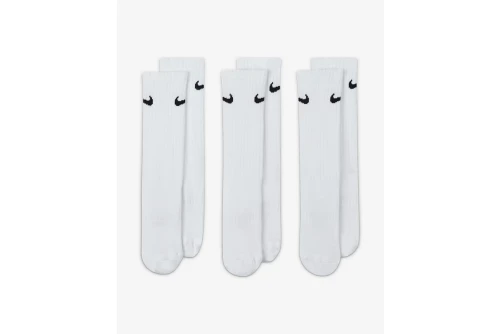 Nike Everyday Plus Cushioned Kάλτσες Ψηλές 3 Ζευγάρια (SX6842 100)