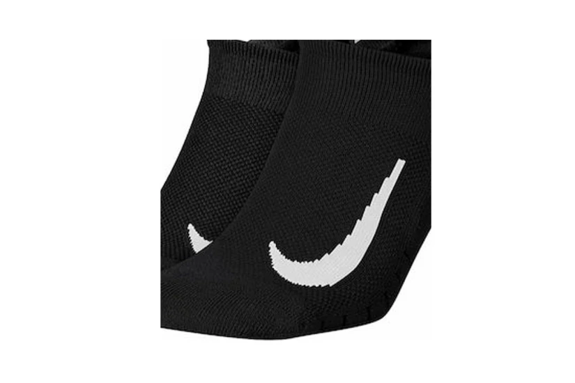 Nike Multiplier Dri-FIT Unisex Καλτσάκια Μαύρα 2 Ζευγάρια