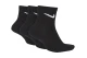 Nike Dri-FIT Everyday Lightweight Unisex Κοντές Κάλτσες Μαύρες 3 Ζευγάρια