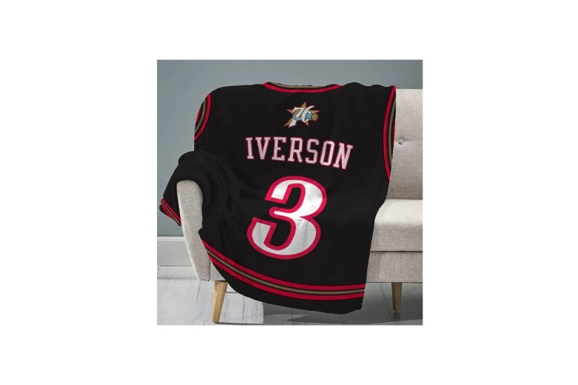Sleep Squad Allen Iverson Raschel Throw Blanket 60X80In  Κουβέρτα 