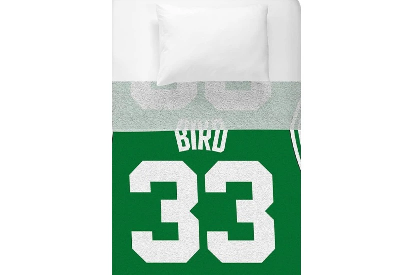 Sleep Squad Larry Bird Raschel Throw Blanket 60X80In Κουβέρτα