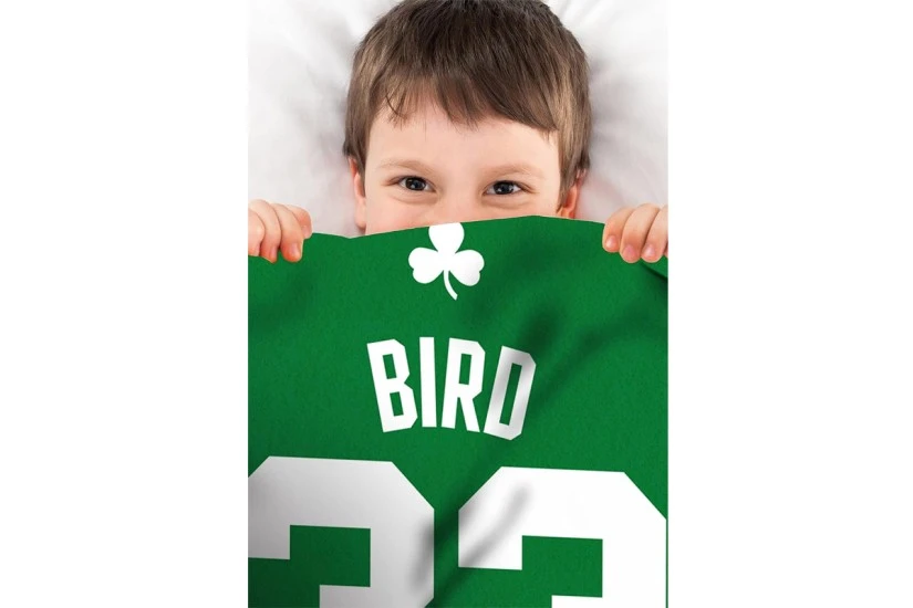 Sleep Squad Larry Bird Raschel Throw Blanket 60X80In Κουβέρτα