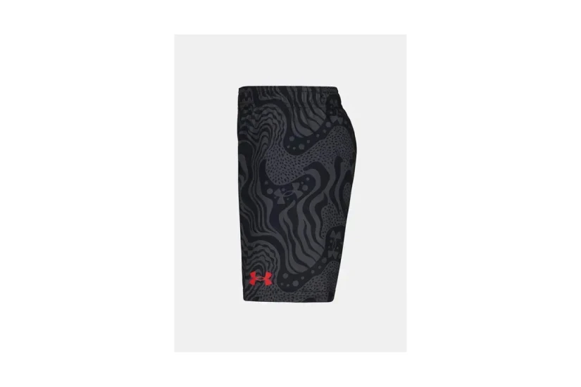 Under Armour Tech Printed Παιδικό Σετ Κοντομάνικη Μπλούζα - Σορτς Κόκκινο, Μαύρο