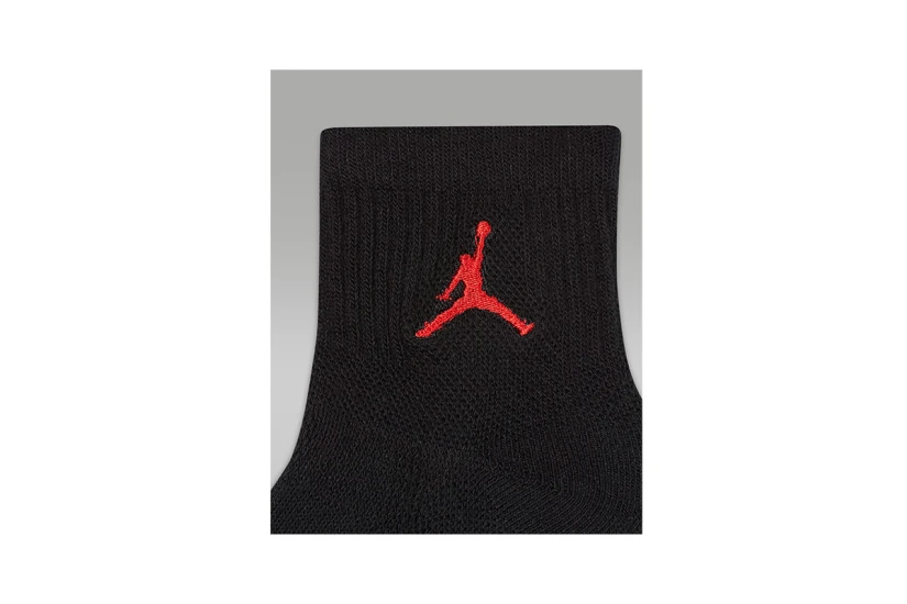 Jordan Jumpman Παιδικές Κοντές Kάλτσες Μαύρες 3 Ζευγάρια