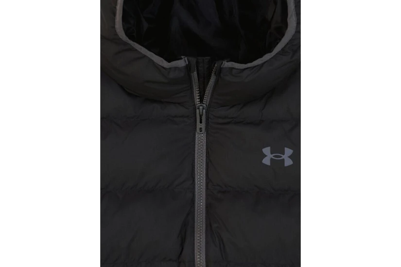 Under Armour Pronto Παιδικό Μπουφάν Puffer με Κουκούλα Μαύρο