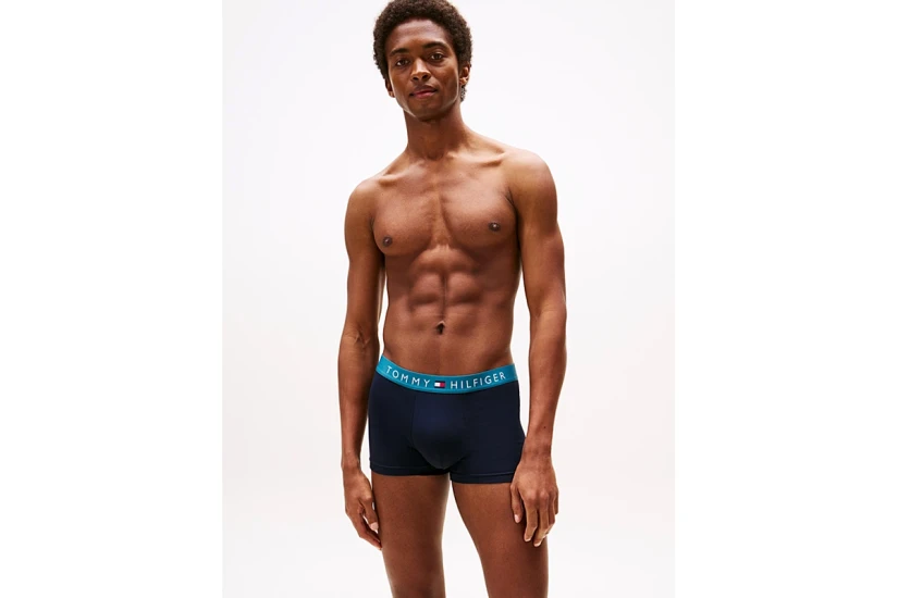 Tommy Jeans Th Original Logo Waistband Ανδρικά Εσώρουχα Boxer 3 Τεμάχια 