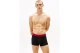 Tommy Jeans Contrast Waistband Ανδρικά Εσώρουχα Μπόξερ Μαύρα 3 Τεμάχια
