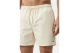 Tommy Jeans Flag Embroidery Mid Length Ανδρικό Μαγιό Σορτς Εκρού