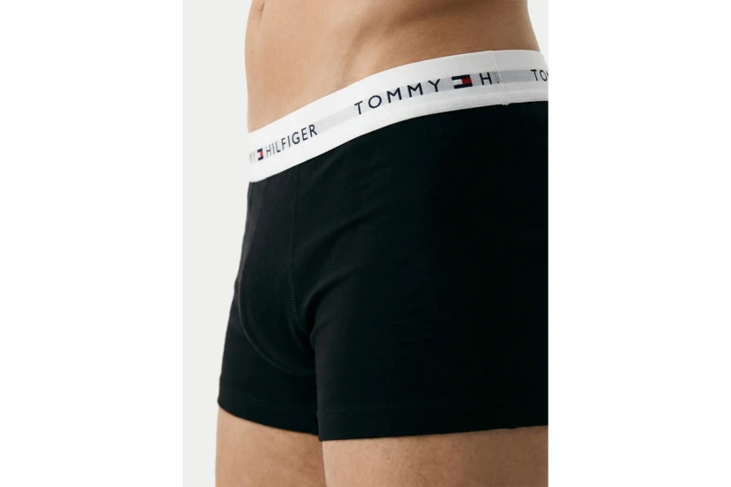 Tommy Jeans Signature Waistband Low Rise Εσώρουχα Boxer 3-Τεμάχια