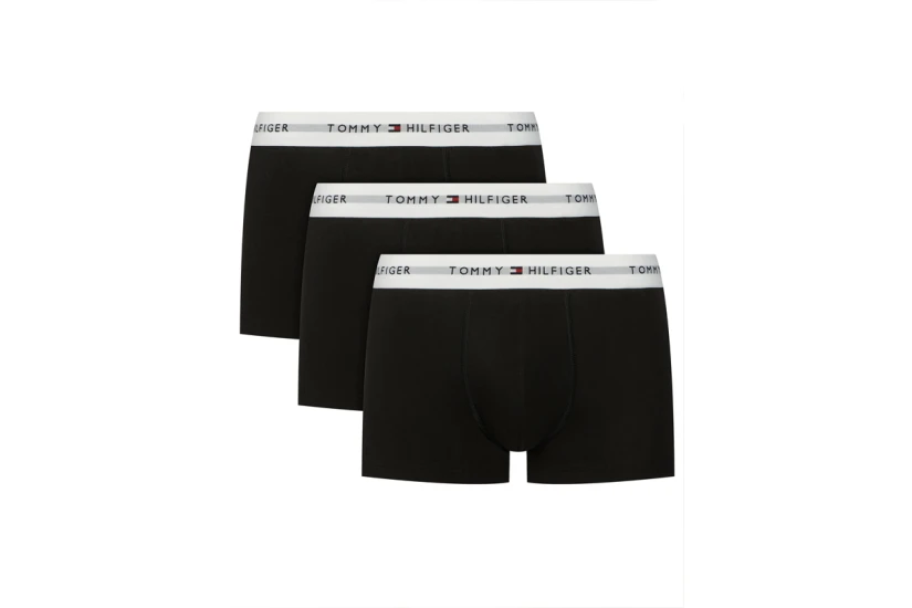 Tommy Jeans Signature Waistband Low Rise Εσώρουχα Boxer 3-Τεμάχια