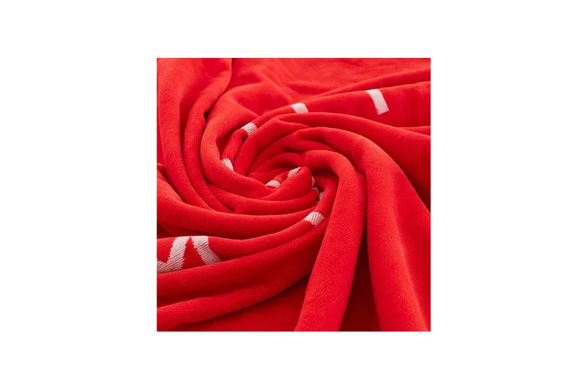 Tommy Jeans Πετσέτα Θαλάσσης Κόκκινη