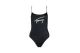 Tommy Jeans One Piece Γυναικείο Ολόσωμο Μαγιό Μαύρο