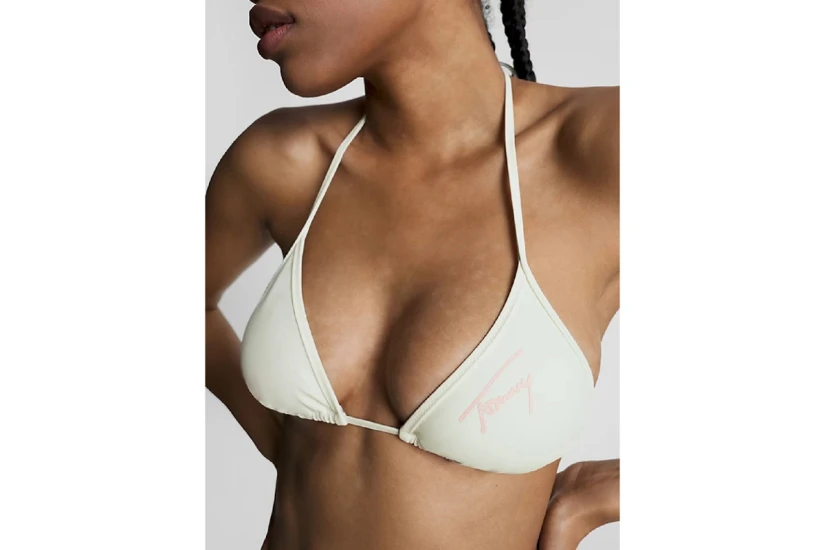 Tommy Jeans Triangle Rp Γυναικείο Μαγιό Bikini Top Μέντα