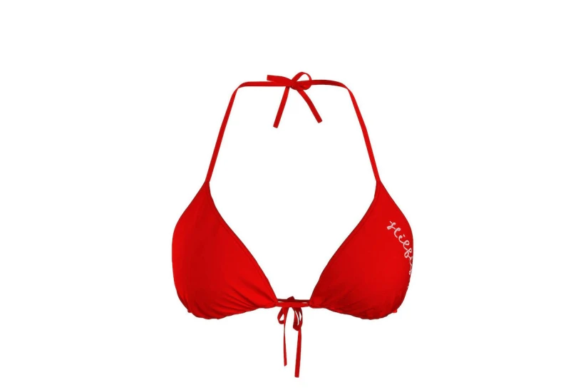 Tommy Jeans Triangle Rp Γυναικείο Μαγιό Bikini Top Κόκκινο