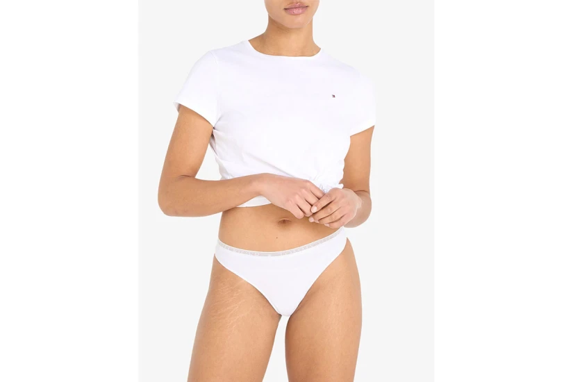 Tommy Jeans Lace 3P Thong Εσώρουχα String 3-Τεμάχια (UW0UW04890 0XY)