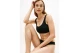 Tommy Jeans Repeat Logo Scoop Neck Γυναικείο Bralette Μαύρο