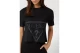 Guess Adele Γυναικείο Κοντομάνικο Crop Top Μαύρο