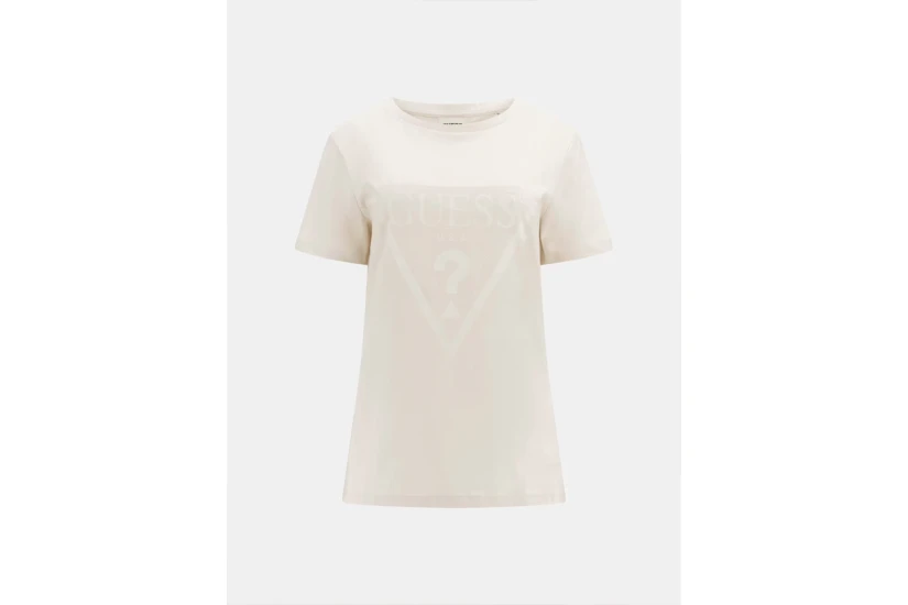 Guess Adele Γυναικείο Κοντομάνικο T-Shirt Μπεζ
