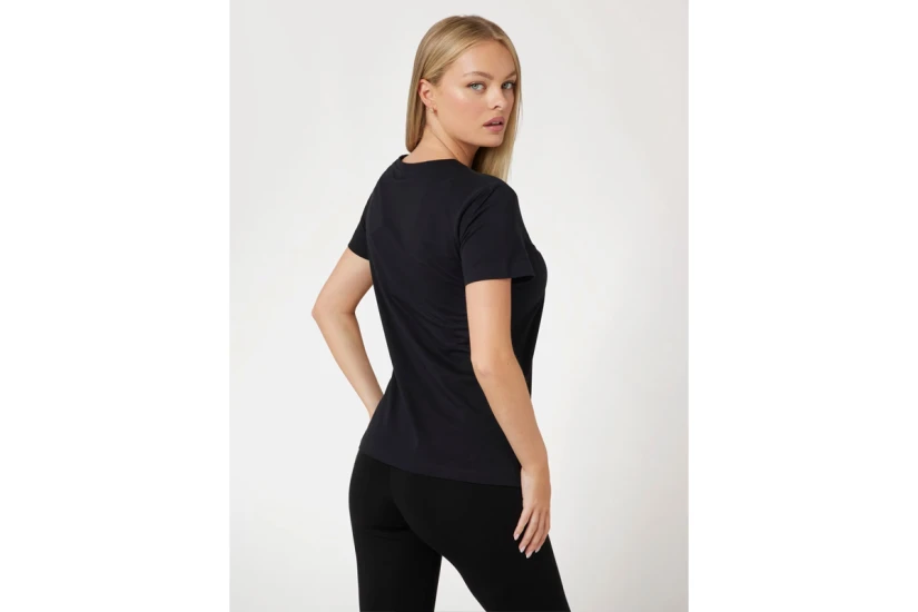 Guess Adele Γυναικείο Κοντομάνικο T-Shirt Μαύρο