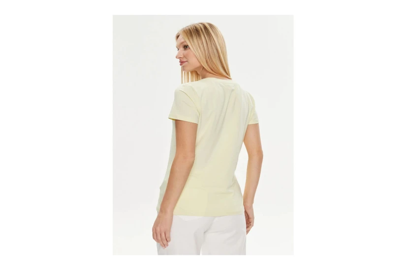 Guess Rhinestones Logo Γυναικείο Κοντομάνικο T-Shirt Φυστικί