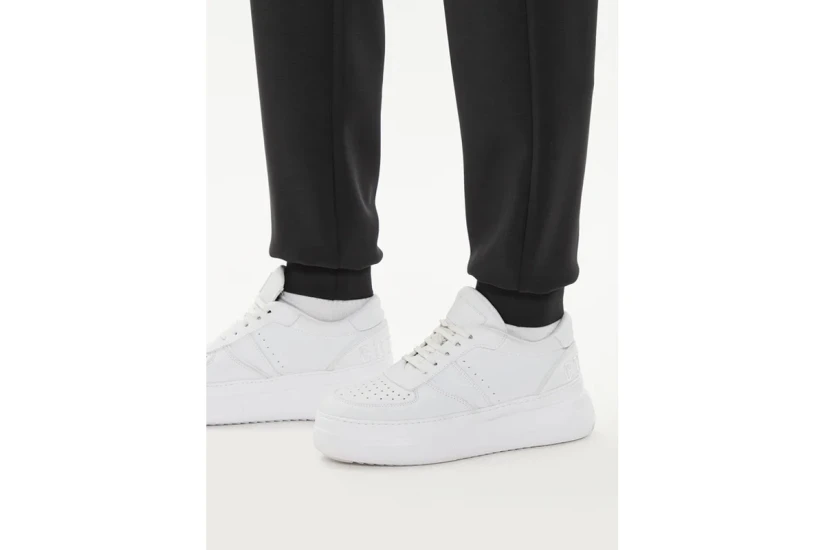 Guess Mid Rise Jogger Γυναικείο Παντελόνι Φόρμας Μαύρο