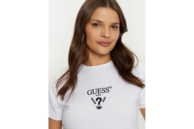 Guess Colette Γυναικείο Κοντομάνικο T-Shirt Λευκό