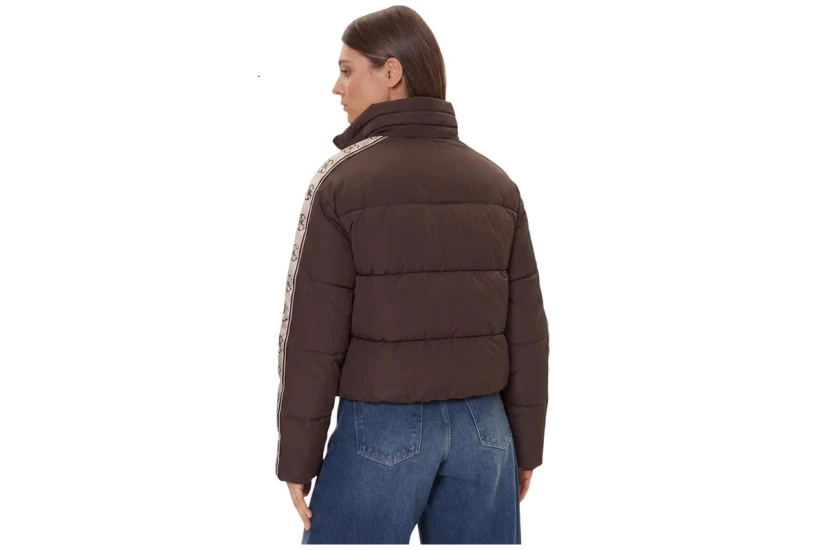 Guess High-Neck Μπουφάν Puffer Γυναικείο (V5BL11WGYC2 G1EA)