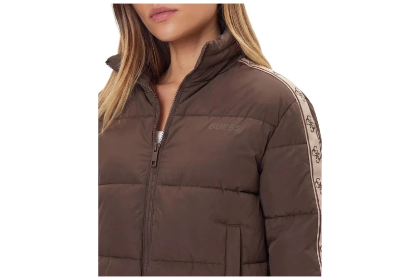 Guess High-Neck Μπουφάν Puffer Γυναικείο (V5BL11WGYC2 G1EA)