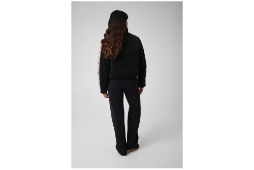 Guess High-Neck Μπουφάν Puffer Γυναικείο (V5BL11WGYC2 JBLK)