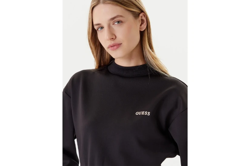 Guess Carmen Γυναικείο Φόρεμα Mini Μαύρο