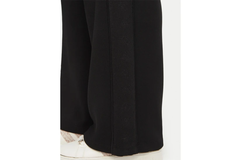 Guess Elsa Wide Leg Παντελόνι Φόρμας Γυναικείο (V6BB20K6366 JBLK)