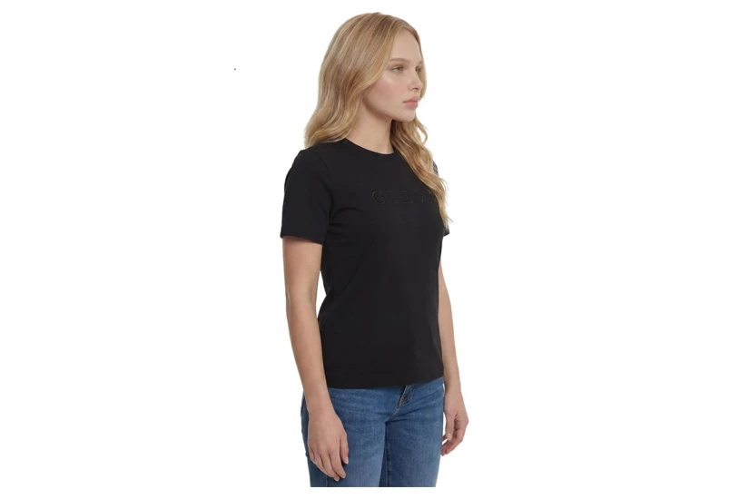 Guess Grazia Slim T-Shirt Γυναικείο (V6BI17K6746 JBLK)