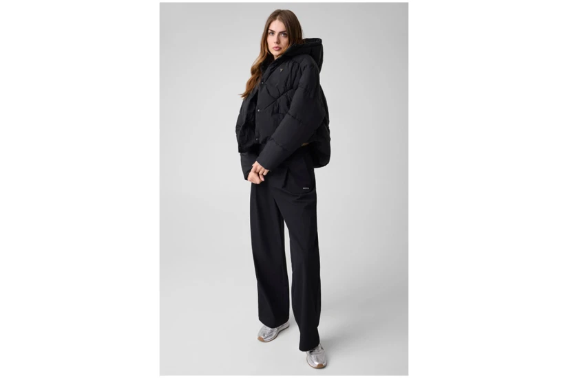Guess Fausta Μπουφάν Puffer Γυναικείο (V6BL01W4268 JBLK)
