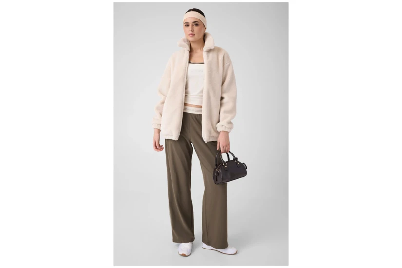 Guess Amalia Faux Μπουφάν Sherpa Γυναικείο (V6BQ25K6762 G9L9)