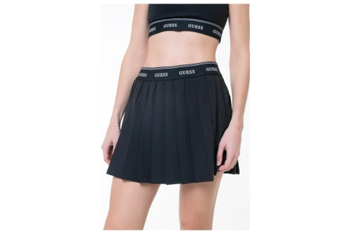 Guess Selene Pleated Φούστα Mini Γυναικεία (V6GD11W1802 JBLK)