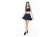 Guess Selene Pleated Γυναικεία Mini Φούστα Μαύρη
