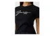 Guess Embroidered Logo Γυναικείο Κοντομάνικο T-Shirt Μαύρο