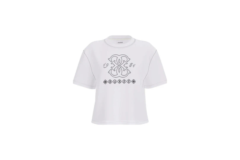 Guess Gabi Γυναικείο Κοντομάνικο T-Shirt Λευκό
