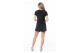 Guess Romy Γυναικείο Κοντομάνικο T-Shirt Μαύρο, Ασημί
