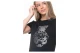Guess Romy Γυναικείο Κοντομάνικο T-Shirt Μαύρο, Ασημί