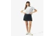 Guess Boxy Logo Γυναικείο Κοντομάνικο Cropped T-Shirt Σιέλ