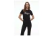 Guess Andrea Γυναικείο Κοντομάνικο T-Shirt Μαύρο, Λεύκο