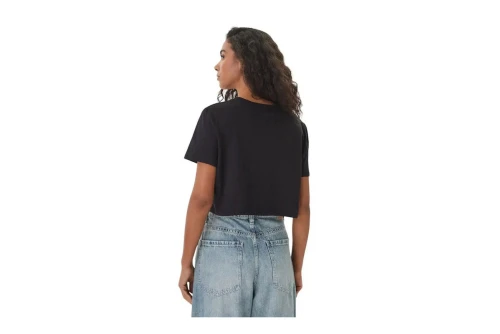 Guess Cropped Boxy T-Shirt Γυναικείο (V6GI17K2984 JBLK)