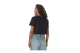 Guess Boxy Γυναικείο Κοντομάνικο Cropped T-Shirt Μαύρο