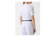 Guess Boxy Logo Γυναικείο Κοντομάνικο Cropped T-Shirt Λευκό