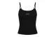 Guess Rib-Knit Γυναικεία Αμάνικη Μπλούζα Μαύρη