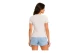 Guess Tracey Γυναικείο Κοντομάνικο T-Shirt Εκρού