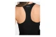 Guess Nat Rib Bra Γυναικείο Αμάνικο Top Μαύρο