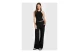 Guess Nat Rib Bra Γυναικείο Αμάνικο Top Μαύρο